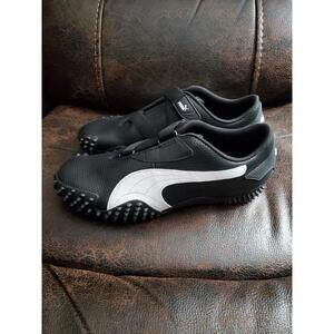 PUMA Mostro Perforated Leather Pack Black White 397331-02